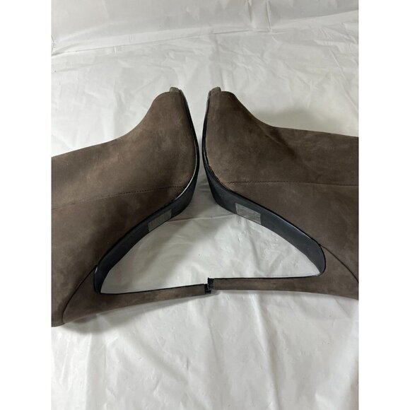 Steve Madden Mirabele grey Platform Suede Booties Sz 9 - Picture 6 of 10